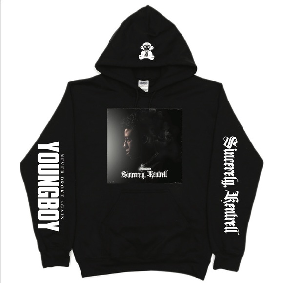 NBAYoungboy Sincerely, Kentrell 38 Baby Hoodie S-5 - Picture 1 of 2